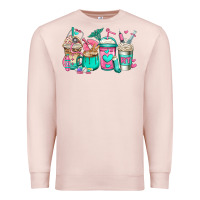 Pale Pink rt respiratory therapist coffee cups Premium Sweatshirt - Jasminsmagicworld