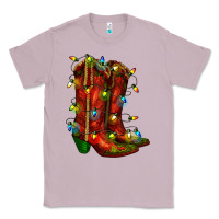 Lilac christmas western boots with lights Classic Tee - RanaPortraitStore
