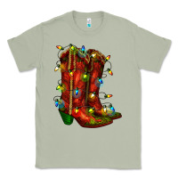 Matcha christmas western boots with lights Classic Tee - RanaPortraitStore