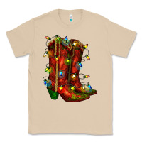 Mushroom christmas western boots with lights Classic Tee - RanaPortraitStore