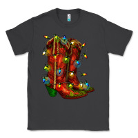 Smoke christmas western boots with lights Classic Tee - RanaPortraitStore