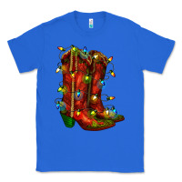 True Royal christmas western boots with lights Classic Tee - RanaPortraitStore