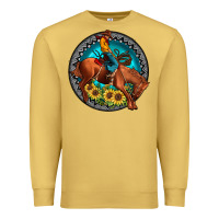 Antique Gold gemstone rodeo Premium Sweatshirt - JahusDesignShop