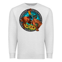 Oatmeal Heather gemstone rodeo Premium Sweatshirt - JahusDesignShop