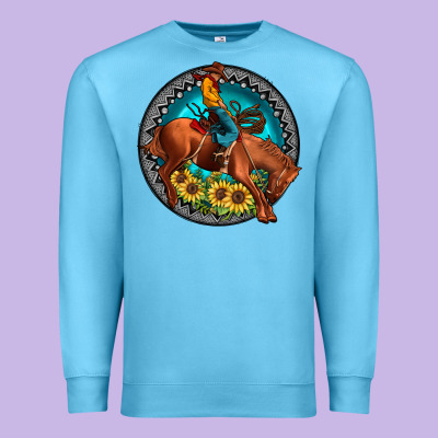 Gemstone Rodeo Premium Sweatshirt Designed By Jahusdesignshop