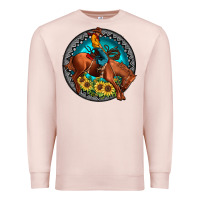 Pale Pink gemstone rodeo Premium Sweatshirt - JahusDesignShop