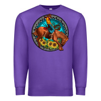 Purple gemstone rodeo Premium Sweatshirt - JahusDesignShop