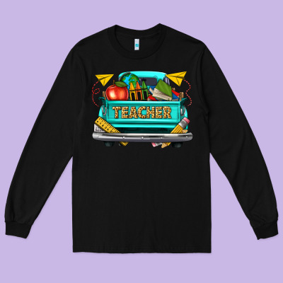 Long Sleeve Tee teacher truck