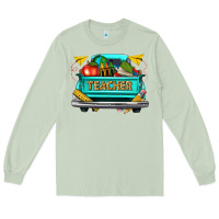Matcha teacher truck Long Sleeve Tee - texasbilliewilder