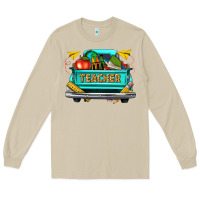 Mushroom teacher truck Long Sleeve Tee - texasbilliewilder