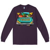 Plum teacher truck Long Sleeve Tee - texasbilliewilder