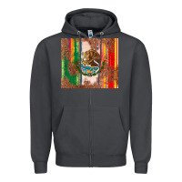 Smoke mexican flag serape Zipper Hoodie - CTS Tumbler Store