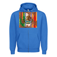 True Royal mexican flag serape Zipper Hoodie - CTS Tumbler Store