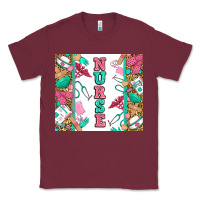 Burgundy nurse Classic Tee - Zillion Design Studio