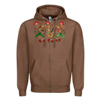 Chestnut mexican skeletons Zipper Hoodie - CTS Tumbler Store
