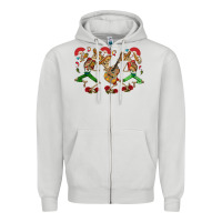 Dove Grey mexican skeletons Zipper Hoodie - CTS Tumbler Store
