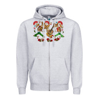 Heather Grey mexican skeletons Zipper Hoodie - CTS Tumbler Store