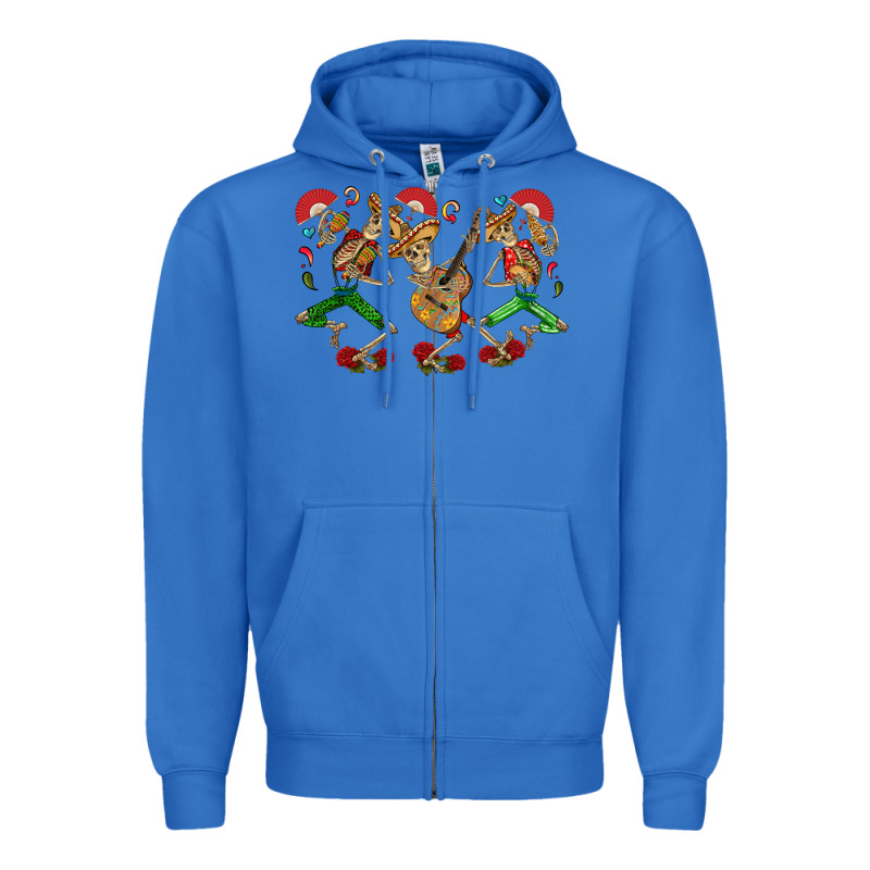 Mexican Skeletons Zipper Hoodie by CTS Tumbler Store | Teevron