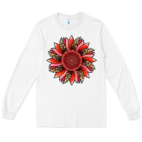 White valentine's day sunflower Long Sleeve Tee - RanaPortraitStore