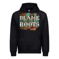 Black blame it all on my roots Urban Hoodie - NancyCooperArtShop