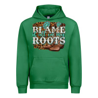 Emerald blame it all on my roots Urban Hoodie - NancyCooperArtShop