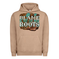 Pigment Burro blame it all on my roots Urban Hoodie - NancyCooperArtShop