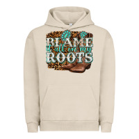 Pigment French Oak blame it all on my roots Urban Hoodie - NancyCooperArtShop