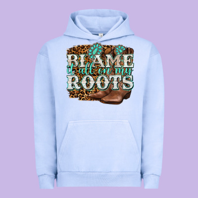 Blame It All On My Roots Urban Hoodie Designed By Nancycooperartshop