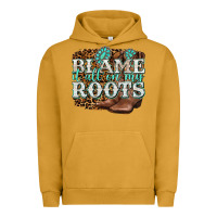 Pigment Peanut Butter blame it all on my roots Urban Hoodie - NancyCooperArtShop