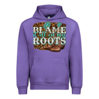 Tulip blame it all on my roots Urban Hoodie - NancyCooperArtShop