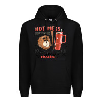 Black hot mess always stressed baseball mama stanley cup Premium Hoodie - MaliasSmallBusiness