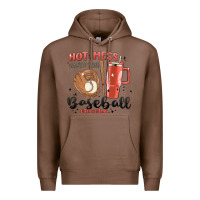 Chestnut hot mess always stressed baseball mama stanley cup Premium Hoodie - MaliasSmallBusiness