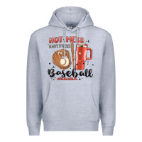 Heather Grey hot mess always stressed baseball mama stanley cup Premium Hoodie - MaliasSmallBusiness