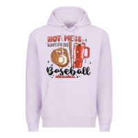 Lilac hot mess always stressed baseball mama stanley cup Premium Hoodie - MaliasSmallBusiness