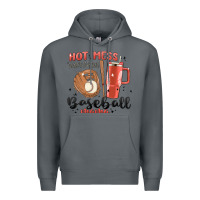 Rock hot mess always stressed baseball mama stanley cup Premium Hoodie - MaliasSmallBusiness