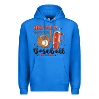 True Royal hot mess always stressed baseball mama stanley cup Premium Hoodie - MaliasSmallBusiness