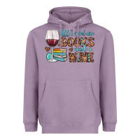 Lavender all i need are books and wine Heavyweight Hoodie - JahusDesignShop