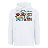 White all i need are books and wine Heavyweight Hoodie - JahusDesignShop
