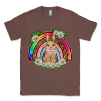 Chestnut easter rabbit rainbow Classic Tee - BarkalooDesign