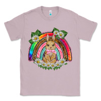 Lilac easter rabbit rainbow Classic Tee - BarkalooDesign