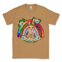 Toasted Coconut easter rabbit rainbow Classic Tee - BarkalooDesign
