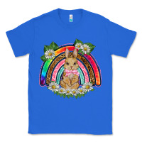 True Royal easter rabbit rainbow Classic Tee - BarkalooDesign