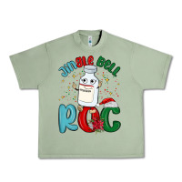 Oil Green jingle bell roc Urban Heavy Tee - MaliasSmallBusiness