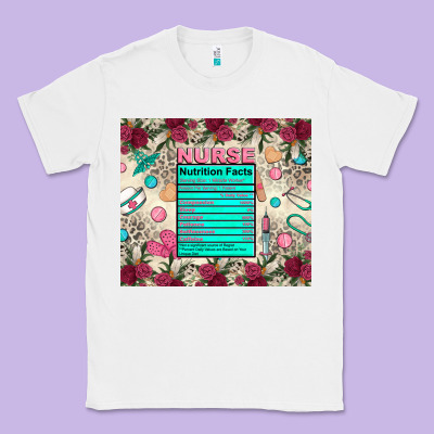 Nurse Nutrition Facts Classic Tee Designed By Zillion Design Studio