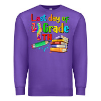 Purple last day of fourth grade Premium Sweatshirt - Artiststas