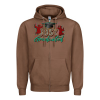 Chestnut just graduated Zipper Hoodie - Zillion Design Studio