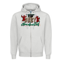 Dove Grey just graduated Zipper Hoodie - Zillion Design Studio