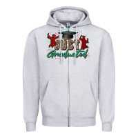 Heather Grey just graduated Zipper Hoodie - Zillion Design Studio