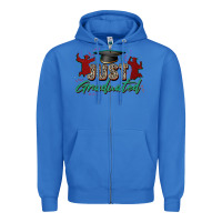 True Royal just graduated Zipper Hoodie - Zillion Design Studio