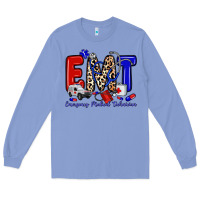 Colony Blue emt emergency medical technician Long Sleeve Tee - Zillion Design Studio